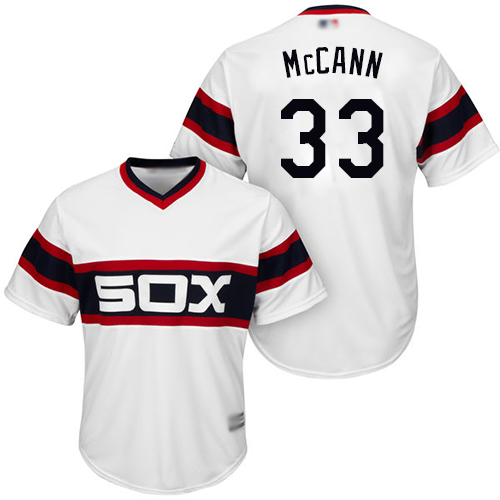 White Sox #33 James McCann White Alternate Home Cool Base Stitched Youth MLB Jersey
